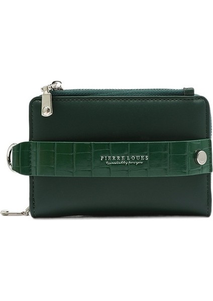 Cüzdan Basit Kadın Kısa Cüzdan Retro Debriyaj Çanta Kadın Modası (Yurt Dışından)