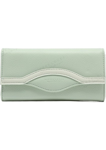 Cüzdan Kadın Basit Kadın Uzun Cüzdan Büyük Kapasiteli Debriyaj Çanta (Yurt Dışından)