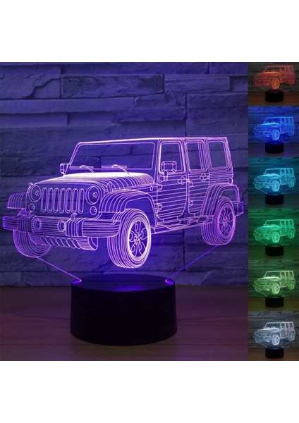 Soyutlayıcı 3D Optik Illüzyon Canavar Kamyon Kamyonu (Yurt Dışından)