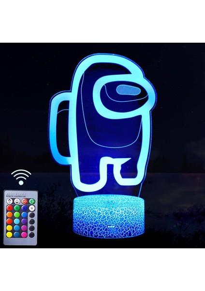 LED Oyun Gece Işığı, Ki Parent Için Oyun 3D Illüzyon Lambası (Yurt Dışından)