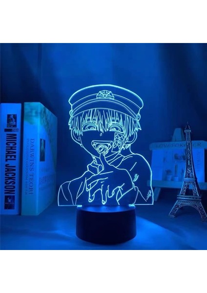Hanako-Kun 3D LED Lamba Anime Gece Lambası Dokunmatik Ebeveyn ile (Yurt Dışından)