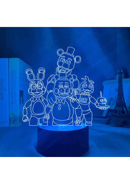 Anime Oyunu 3D Illusion Lambası - 3D LED Gece Ebeveyn (Yurt Dışından)