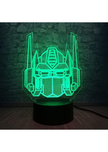 3D Optik Illüzyon Transformatörleri Modeli Masa Masa Ebeveyn (Yurt Dışından)