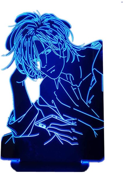 Yeni Manga Banana Fish Ash Lynx Figure Anıme Lamp 3 Ebeveyn (Yurt Dışından)