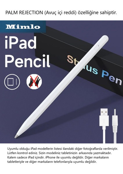 Apple Ipad Için Kalem Active Stylus Özel Çizim Kalemi