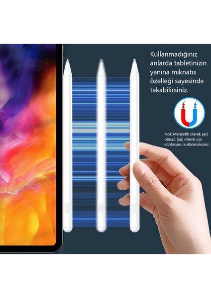 Apple Ipad Için Kalem Active Stylus Özel Çizim Kalemi