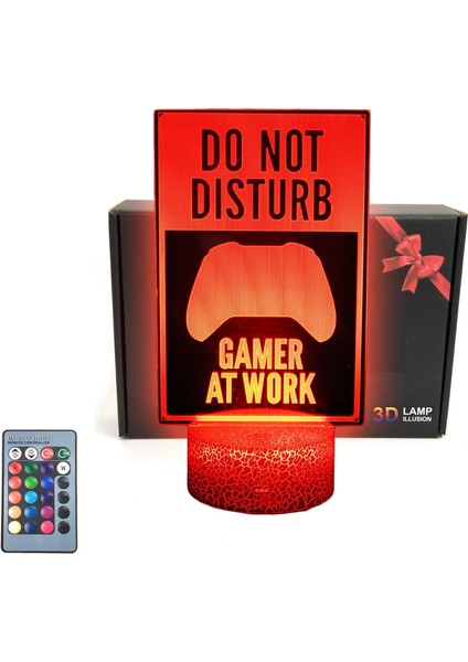 Tripro Joystick Game Over 3D Illüzyon Oda Masası Rahatsız Etmeyin (Yurt Dışından)