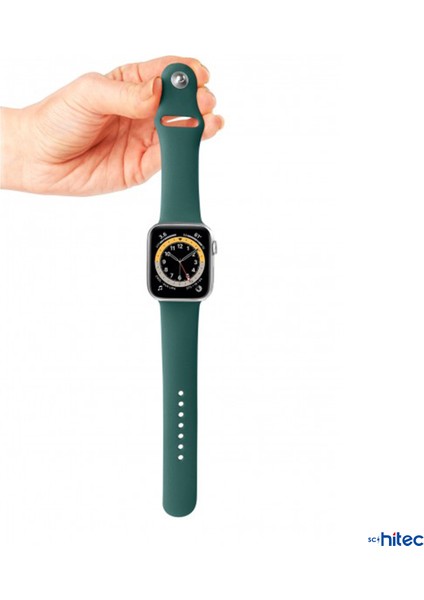 42-49MM Yeni Nesil Apple Uyumlu Akıllı Saat Kordonu Silikon Yeşil fiyatları