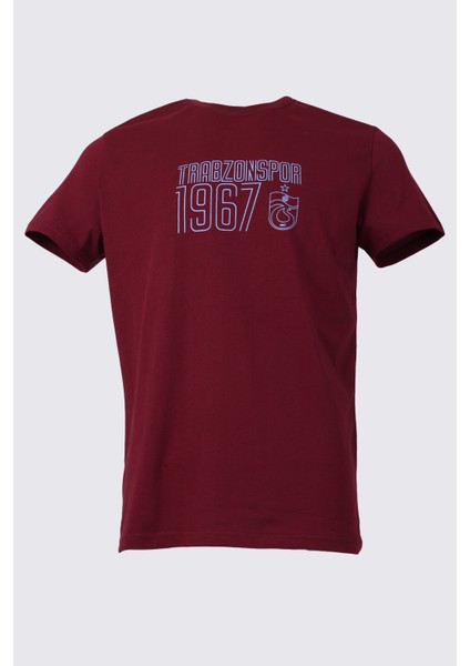 Trabzonspor Tshirt Bisiklet Yaka Trabzonspor Logo Baskılı