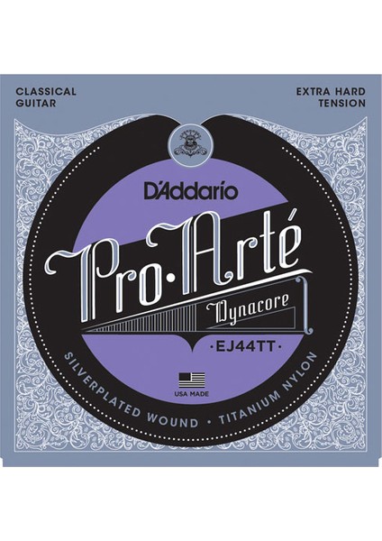 EJ44TT Dynacore Extra-Hard Tension Takım Tel Klasik Gitar Teli
