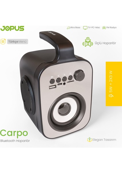 Carpo Bluetooth Hoparlör
