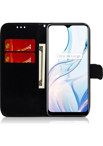 Realme 10 Pro 5g Pu Deri Folio Kılıf Göz Kamaştırıcı Çiçek Desen Stand Cüzdan Telefon Kapağı (Yurt Dışından) fırsatları