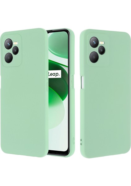 Realme C35 4g / Narzo 50A Prime Drop Koruma Telefon Kapağı Sıvı Silikon Yumuşak Astar Telefon Kılıfı Kayış (Yurt Dışından) fiyatları