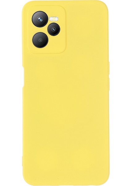 Realme C35 4g / Narzo 50A Prime Drop Koruma Telefon Kapağı Sıvı Silikon Yumuşak Astar Telefon Kılıfı Kayış (Yurt Dışından) modelleri