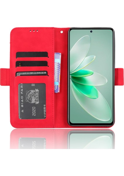 Vivo V27E 5g / S16E 5g Pu Deri Cüzdan Kılıfı Çoklu Kart Yuvası Stand Telefon Kapağı (Yurt Dışından) modelleri