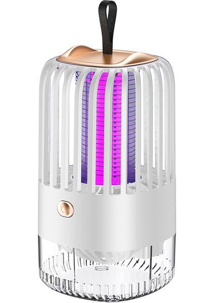 Birdcage Elektrik Çarpması Soluma USB Şarj Edilebilir Sivrisinek Öldürme Lambası Dilsiz Ev Açık Sivrisinek Yakalama Lambası (Yurt Dışından)