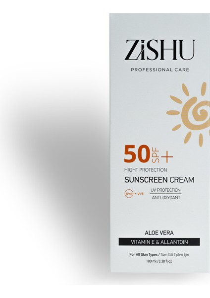 50 Spf  Uvb-Uva  100 ml Güneş Kremi  ( Aloea Vera - Vitamin E - Allontoin)