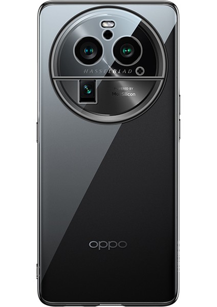 Oppo Bulun X6 Pro Elektrokaplatma Düz Kenar Geri Kapak Yumuşak Tpu Net Telefon Kılıfı (Yurt Dışından)