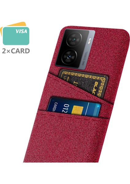 Vivo Iqoo Z7 5g Sert Pc + Kumaş Telefon Kılıfı Çift Kart Yuvaları Akıllı Telefon Kapağı (Yurt Dışından) fiyatları
