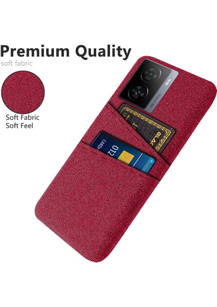 Vivo Iqoo Z7 5g Sert Pc + Kumaş Telefon Kılıfı Çift Kart Yuvaları Akıllı Telefon Kapağı (Yurt Dışından) modelleri