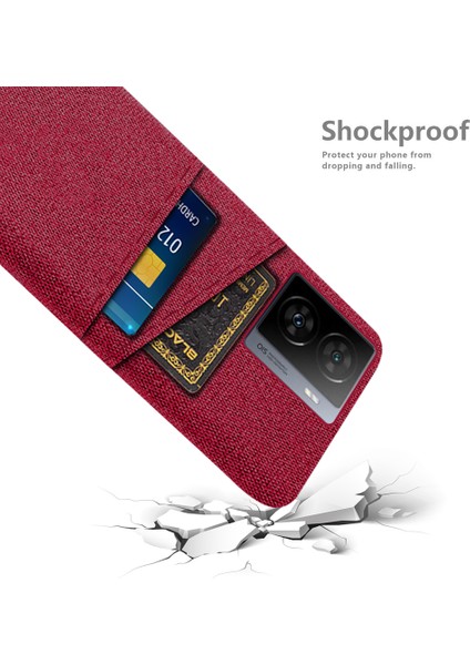Vivo Iqoo Z7 5g Sert Pc + Kumaş Telefon Kılıfı Çift Kart Yuvaları Akıllı Telefon Kapağı (Yurt Dışından) fırsatları