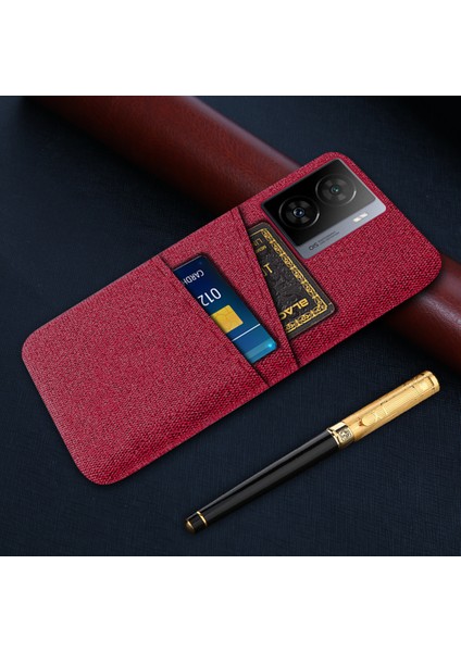Vivo Iqoo Z7 5g Sert Pc + Kumaş Telefon Kılıfı Çift Kart Yuvaları Akıllı Telefon Kapağı (Yurt Dışından) indirimleri