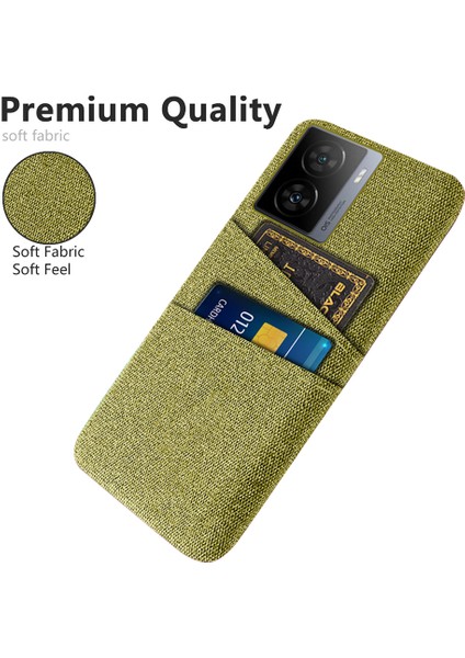 Vivo Iqoo Z7 5g Sert Pc + Kumaş Telefon Kılıfı Çift Kart Yuvaları Akıllı Telefon Kapağı (Yurt Dışından) modelleri