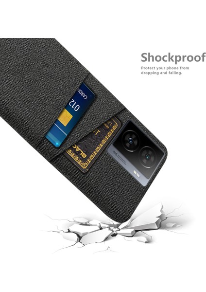 Vivo Iqoo Z7 5g Sert Pc + Kumaş Telefon Kılıfı Çift Kart Yuvaları Akıllı Telefon Kapağı (Yurt Dışından) fırsatları