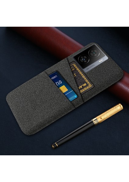 Vivo Iqoo Z7 5g Sert Pc + Kumaş Telefon Kılıfı Çift Kart Yuvaları Akıllı Telefon Kapağı (Yurt Dışından) indirimleri