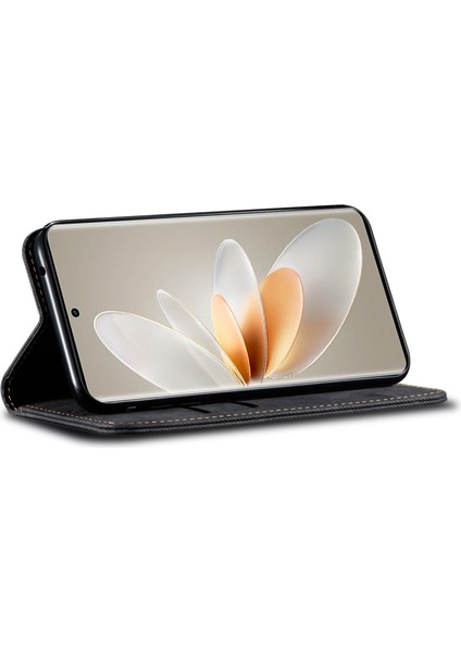 Kot Kumaş Doku Telefon Kasası Vivo S16E 5g, Pu Deri Cüzdan Standı Telefon Kapağı (Yurt Dışından) indirimleri