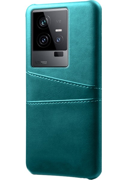 Vivo Iqoo 11 Pro 5g Telefon Kapağı Çift Kart Yuvaları Pu Deri Kaplamalı Pc Arka Kapak (Yurt Dışından) fiyatları