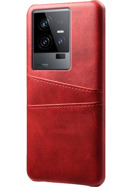 Vivo Iqoo 11 Pro 5g Telefon Kapağı Çift Kart Yuvaları Pu Deri Kaplamalı Pc Arka Kapak (Yurt Dışından) fiyatları