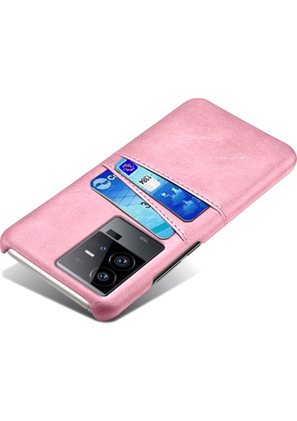 Vivo Iqoo 11 Pro 5g Telefon Kapağı Çift Kart Yuvaları Pu Deri Kaplamalı Pc Arka Kapak (Yurt Dışından) modelleri