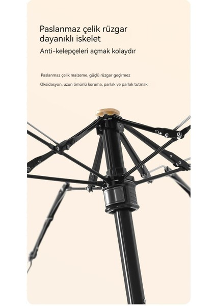 Şemsiye Katlanır Şemsiye Vinil Güneş Koruyucu Şemsiye Mini Güneşli Şemsiye (Yurt Dışından)