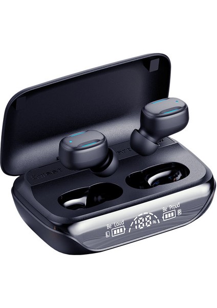 Tws Dijital Ekran Kablosuz Bluetooth Kulaklıklar Havalı Kulak Içi Kulaklıklar (Yurt Dışından)