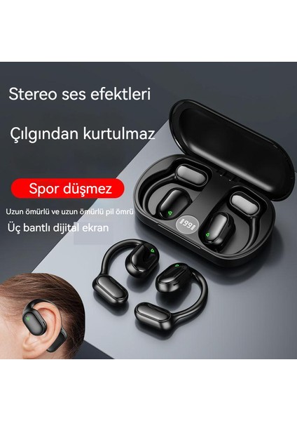 Havalı Kablosuz Bluetooth Kulaklıklar Suya Dayanıklı Kulak Içi Kulaklıklar (Yurt Dışından)