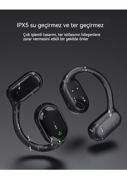 Havalı Kablosuz Bluetooth Kulaklıklar Suya Dayanıklı Kulak Içi Kulaklıklar (Yurt Dışından)