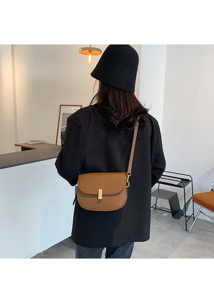 Çok Yönlü Kadın Messenger Çanta Zarif Omuz Çantası Moda Eyer Çantası (Yurt Dışından) fiyatları