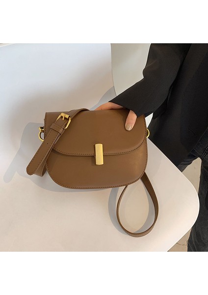 Çok Yönlü Kadın Messenger Çanta Zarif Omuz Çantası Moda Eyer Çantası (Yurt Dışından) indirimleri