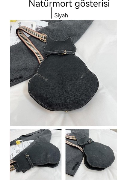 Yeni Sevimli Kedi Çantası Messenger Çanta Moda Göğüs Çantası Kişiselleştirilmiş Omuz Çantası (Yurt Dışından)