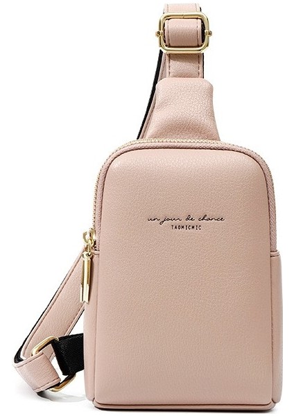 Moda Trendi Spor Kadın Messenger Çanta Kişilik Göğüs Çantası (Yurt Dışından)