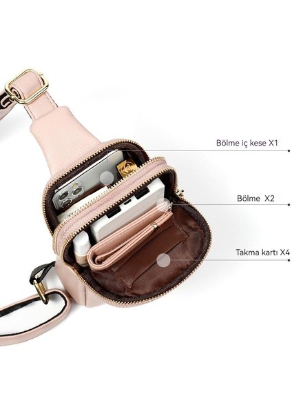 Moda Trendi Spor Kadın Messenger Çanta Kişilik Göğüs Çantası (Yurt Dışından) indirimleri