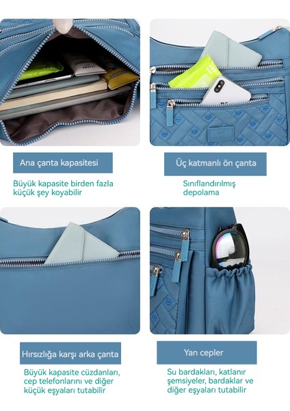 Nakış Ipliği Tasarım Kadın Messenger Çanta Kişilik Günlük Omuz Çantası (Yurt Dışından) indirimleri