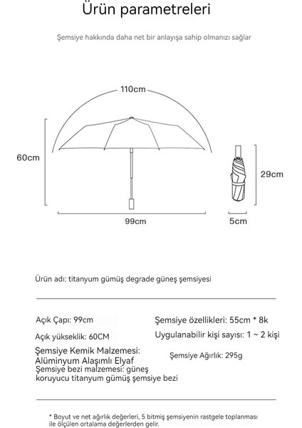 Kadın Uv Korumalı Şemsiye - Sarı (Yurt Dışından)