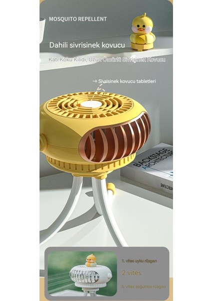 USB Mini El Fanı - Beyaz (Yurt Dışından) fırsatları