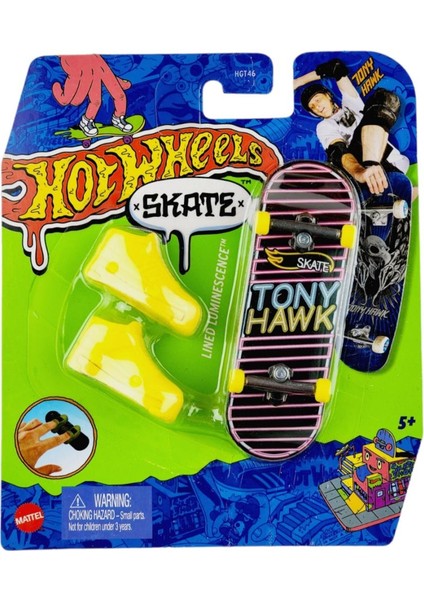 Hot Wheels Skate Lıned Lumınescence HGT46 HNG33 Lisanslı Ürün