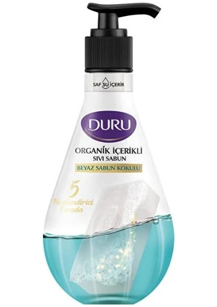 Organik Sıvı Sabun Beyaz Sabun Kokulu 500 ml