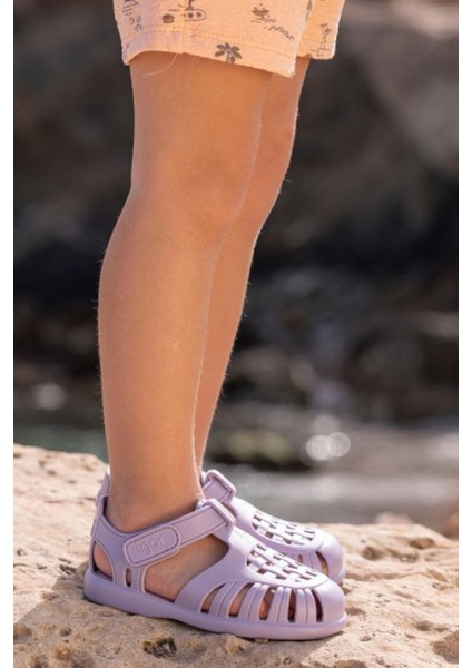 Kaymayı Önleyen Flex Foam Cırtlı Sandalet Unisex Çocuk Sandalet S10271