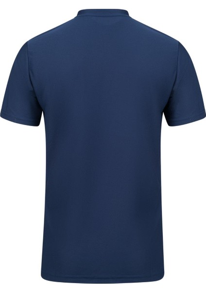 Elba V Yaka T-Shirt Lacivert