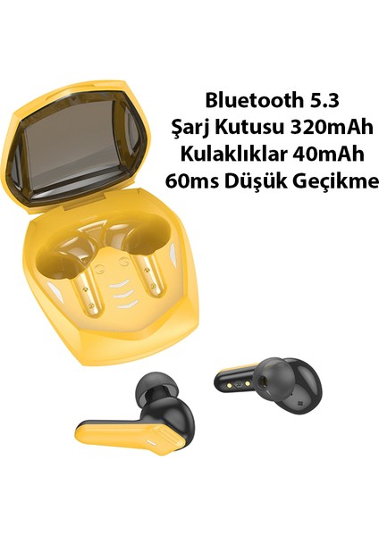 EW28 Bluetooth 5.3 Magic True Wireless Gaming Tws Bluetooth Kulaklık